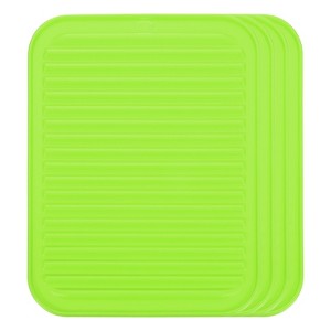 Unique Bargains Silicone Heat Resistant Non-Slip Durable Dish Drying Mat - 1 of 4