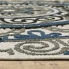 Oriental Weavers Torrey 072J1 Light Grey/ Blue Indoor/Outdoor Area Rug - 9'10" x 12'10" - 4 of 4