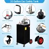 Fuel Tank with Pump, Heavy Duty Portable Gasoline Tank with Roller/Hose/Fuel Transfer Storage Tank - 3 of 4