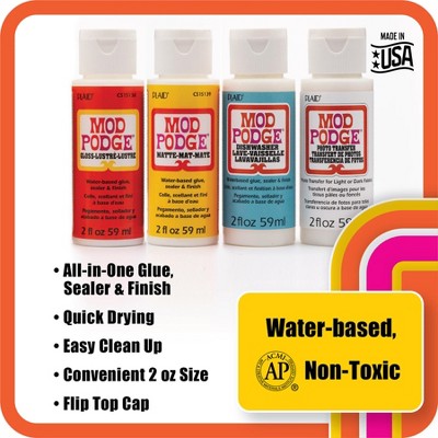 Mod Podge Gloss, Matte, Dishwasher Safe, Photo Transfer Starter Set