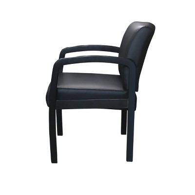 Black LeatherPlus Office Guest Reception Chair