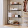 SUGIFT 4 Tier Metal Wire Shelving Unit Adjustable Storage Rack Heavy Duty Shelf Organizer for Kitchen Pantry Closet Garage Office - 4 of 4