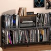 MOEPISY Record Player Stand, Turntable Stand with 3-Compartment Vinyl Storage Cabinet, Holds 300+ Albums - 4 of 4