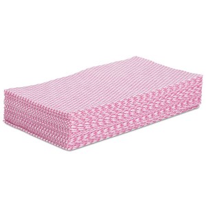Boardwalk Foodservice Wipers, 12 x 21, Pink / White, 200 / Carton - 1 of 1