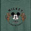 Women's - Disney - Mickey's Spirit of The Tiger Lightweight French Terry Wide Neck Long Sleeve Shirt - 2 of 4