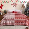 Christmas Quilt Set Queen King Size Christmas Holiday Decorations Bedspread Set Soft And Breathable Xmas Quilt Bedding Set - 4 of 4