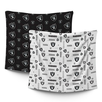 Nfl Las Vegas Raiders Home Away Baby Blanket 2pk Target