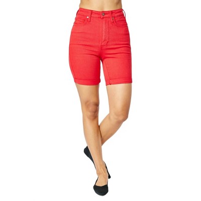Women's High Waist Tummy Control Denim Short - Judy Blue