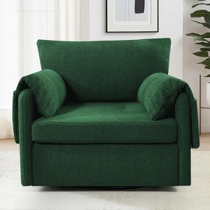 NicBex Swivel Chair Armchair, Modern Single Sofa Lounge Chair, Accent Chair for Living Room, Bedroom - 1 of 4