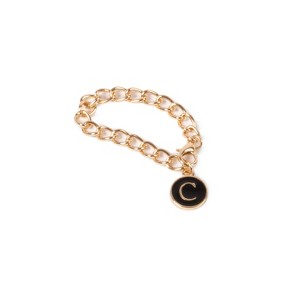 Chain Monogram Accessories Black C - Bullseye's Playground™ - 1 of 1