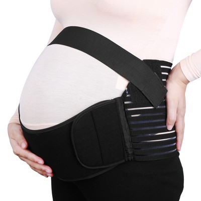 Unique Bargains Maternity Belt Abdomen Back Support Pregnancy Band With  Shoulder Strap Beige 1pc Beige : Target