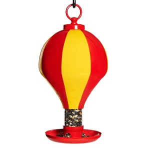 Good Directions Steel Up Up & Away Colorful Hot Air Balloon Novelty Bird Feeder 13" - 1 of 3