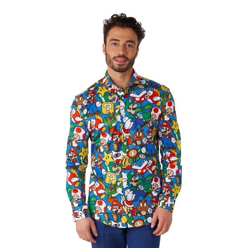 OppoSuits Printed Theme Party Shirts For Men, 1 of 5