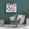 Canvas Wall Art - The Golden Valley 'Christmas Eve' Wall Art for Living Room, Bedroom, or Office Décor by Trademark Fine Art - 14 x 14 Inches - 4 of 4