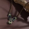 SOHI Women's Multicolour Party Stone Statement Necklace - 3 of 4