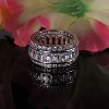 Briana Band Bridal Engagement Ring Cubic Zirconia Womens Ginger Lyne Collection - 2 of 4