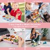 LunaLulinlk 3 Pack Snack Box Containers - 1300ml Snack Box Containers, 5 Compartment Lunch Box with 3 Sauce Containers - 4 of 4