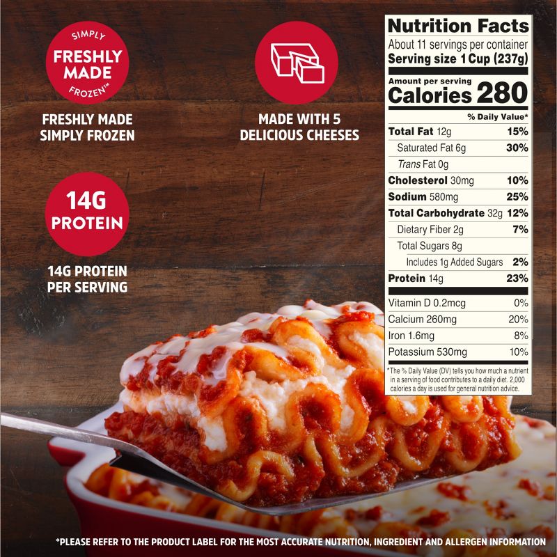 Stouffer&#39;s Frozen Party Size Cheese Lovers Lasagna - 96oz, 4 of 11
