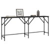 vidaXL Console Table Black Engineered wood 55.1 x 11.4 x 29.5 in - 2 of 4