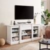 CAVINAS Modern Media TV Stand with Large Storage Shelves,Entertainment Console Table for TV - 2 of 4