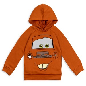 Disney Pixar Cars Lightning McQueen Fleece Pullover Hoodie Little Kid to Big Kid - 1 of 4
