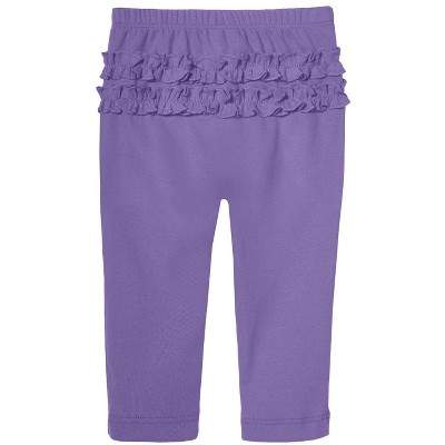 City Threads USA-Made Baby Ruffle Butt Soft Cotton Leggings