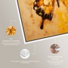 Art Remedy Golden Ochre Butterfly Elegant Butterfly Wall Art Framed - 3 of 4