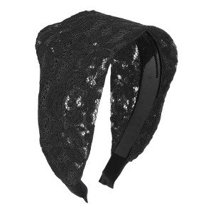 Unique Bargains Women's Delicate Lace Headband 6.3"x3.15" 1 Pc - 1 of 4