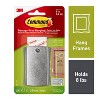 Command JSticky Nail Wire Back Hanger White: Adhesive Hooks, Metal, 8 lb Capacity, Light Silver, 1 Pack - 2 of 4