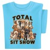 Collections Etc Total Sit Show Novelty Dog Short Sleeve Graphic Tee - 2 of 4