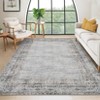 Border Area Rug Washable Rug for Living Room Soft Stain Resistant Rug Non Slip Floor Cover Non Shedding Bedroom Rug - 4 of 4