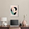 Art Remedy Cubist Style Jade Ring Contemporary Shapes Abstract Wall Art Framed - 2 of 4