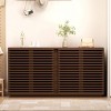 ORRD Living Room Furniture Entertainment Storage Dining Room Cabinet, Buffet Sideboard With Solid Wood Doors, 59.92''W x 15.75''D x 29.53''H - 3 of 4