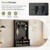 Sapphtopaz Hall Tree with Bench&Shoe Storage Multi-functional Coat Rack with Hooks&Open Storage of Shoes Bench for Entryway,Hallway - 4 of 4