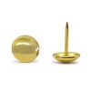 Dritz 7/16"X5yd 75ct Home Smooth Decorative Nailhead Trim Brass: Metal Craft Embellishments, Gold, Ages 12+ - 4 of 4