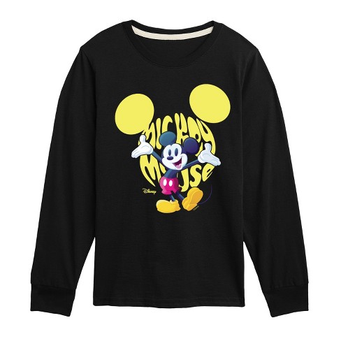 Boys' - Disney - Mickey Logo Long Sleeve Graphic T-Shirt - image 1 of 4