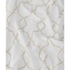 Kate Aurora 2 Pack Geo Trellis Double Layered Sheer Embroidered Grommet Curtains - 3 of 3