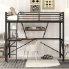 Full Size Loft Bed with Desk and Shelf for Bedroom - 2 of 4