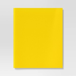 2 Pockets Paper Folder Yellow - Dealworthy™ - 1 of 3