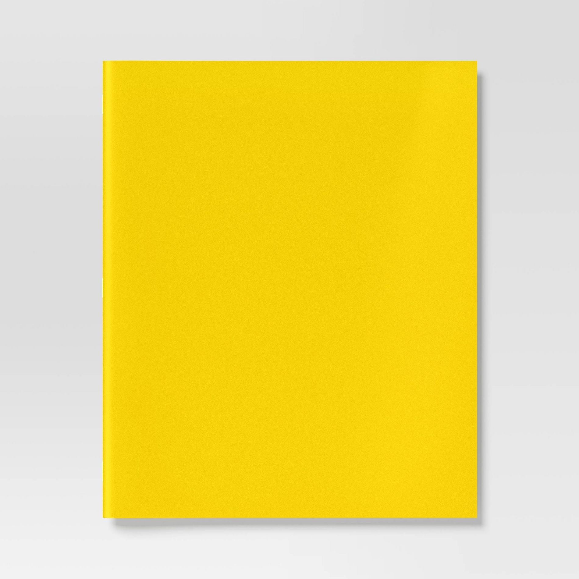 2 Pockets Paper Folder Yellow - Dealworthy™