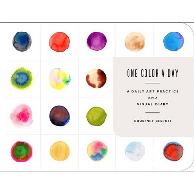 One Color a Day Sketchbook - by  Courtney Cerruti (Hardcover)