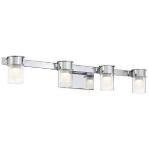 George Kovacs Lighting Herald Square 4 - Light Vanity in  Chrome - 1 of 1