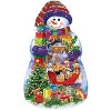 MasterPieces Contours - Snowman Spectacle Shaped 1000 Piece Jigsaw puzzle - 3 of 4