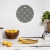 Iveta Abolina Fan Florals Green Cutting Board - Round - 3 of 3