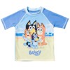 Bluey UPF 50+ Pullover Rash Guard and Swim Trunks Outfit Set Toddler - 3 of 4
