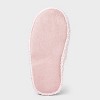 Women's Strawberry Shortcake Embroidered Plush Slide Slippers - Pink - 4 of 4
