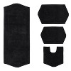 Waterford Collection Cotton Tufted Set of 4 Bath Rug Set - Home Weavers - 2 of 4