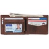 Alpine Swiss Mens Nolan Bifold Commuter Wallet Cowhide Leather RFID Safe Comes in a Gift Box - 3 of 4