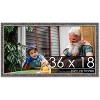 PosterPalooza | Panoramic Textured Black Picture Frame - UV Acrylic, Foam Board Backing, Hanging Hardware - 2 of 4