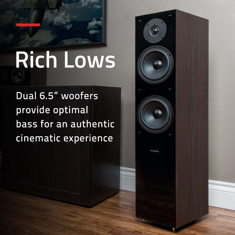 Fluance Elite High Definition Surround Sound Home Theater 5.0 Speaker System - Floorstanding, Center, and Rear Speakers, 5 of 10